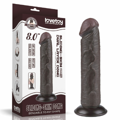 00987 | Pênis Realístico 20x3,8 cm - Sliding Skin Dual Layer Dong Flesh - LOVETOY na internet