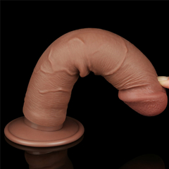 00987 | Pênis Realístico 20x3,8 cm - Sliding Skin Dual Layer Dong Flesh - LOVETOY