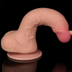 00993 | Pênis Realístico 19,5x3,5 cm - Sliding Skin Dual Layer Dong Flesh - LOVETOY na internet