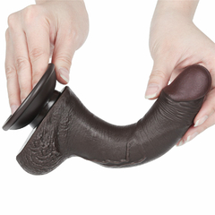 00993 | Pênis Realístico 19,5x3,5 cm - Sliding Skin Dual Layer Dong Flesh - LOVETOY - loja online