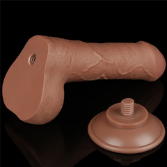 00996 | Pênis Realístico 18,3x3,5 cm - Sliding Skin Dual Layer Dong Flesh - LOVETOY - loja online