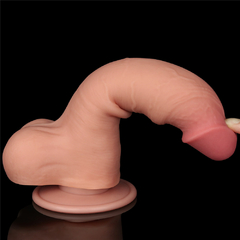 00999 | Pênis Realístico 20x3,9 cm - Sliding Skin Dual Layer Dong Flesh - LOVETOY na internet