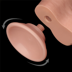 00999 | Pênis Realístico 20x3,9 cm - Sliding Skin Dual Layer Dong Flesh - LOVETOY