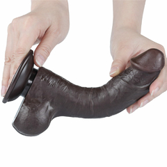 Imagem do 00999 | Pênis Realístico 20x3,9 cm - Sliding Skin Dual Layer Dong Flesh - LOVETOY