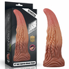 01088 | Prótese Dupla Densidade 25x7,5 cm Dual Layered Platinum Silicone Cock Bege e Marrom - LOVETOY