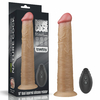 01107 | Pênis Dupla Densidade Rotativo com controle remoto 24,4,5 cm Dual Layered Platinum Silicone Rotator - LOVETOY