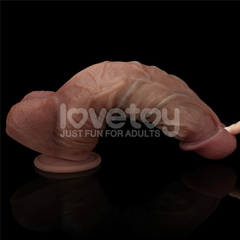 01133 | Pênis Dupla Densidade 27 cmx6.5 cm - Dual Layered Silicone Cock XXL - LOVETOY na internet