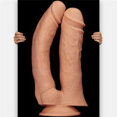 01136 | Pênis Duplo Gigante Realístico 33-30cm 12'' Realistic Mega Double Dildo - LOVETOY - comprar online