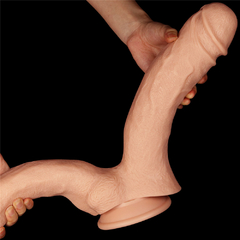 01136 | Pênis Duplo Gigante Realístico 33-30cm 12'' Realistic Mega Double Dildo - LOVETOY - comprar online