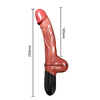 01137 | Vibrador Pênis com ventosa com controle, possui 7 modos de movimentos sobe e desce e vibração - YOUVIBE