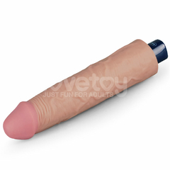 Imagem do 01147 | Pênis Realístico Recarregável com 10 Modos de Vibração - 23,7 x 4,8cm - 9,5" REAL SOFTEE Vibrating Dildo - LOVETOY