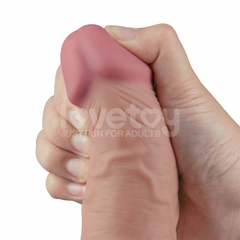 01147 | Pênis Realístico Recarregável com 10 Modos de Vibração - 23,7 x 4,8cm - 9,5" REAL SOFTEE Vibrating Dildo - LOVETOY - comprar online