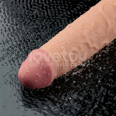 01147 | Pênis Realístico Recarregável com 10 Modos de Vibração - 23,7 x 4,8cm - 9,5" REAL SOFTEE Vibrating Dildo - LOVETOY - loja online