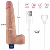 01149 | Pênis Realístico Recarregável com 10 Modos de Vibração - 25,3 x 5,1cm - 10,0" REAL SOFTEE Vibrating Dildo - LOVETOY