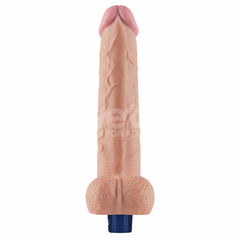 01150 | Pênis Realístico Recarregável com 10 Modos de Vibração - 27,2 x 5,3cm - 10,5" REAL SOFTEE Vibrating Dildo - LOVETOY - loja online