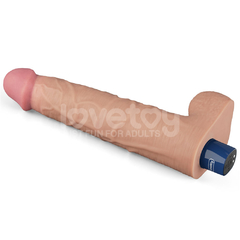 01150 | Pênis Realístico Recarregável com 10 Modos de Vibração - 27,2 x 5,3cm - 10,5" REAL SOFTEE Vibrating Dildo - LOVETOY