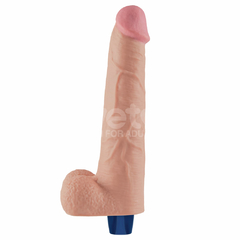 01150 | Pênis Realístico Recarregável com 10 Modos de Vibração - 27,2 x 5,3cm - 10,5" REAL SOFTEE Vibrating Dildo - LOVETOY