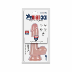 Imagem do 01163 | Pênis Realístico com Ventosa 19x3,8 cm - 7,5" O Knight Cock 3D Triple Density Dildo - VSCN VELTY