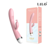 01234 | Vibrador com estimulador de clitóris e ponto G, recarregável - LILO