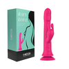 01263 | Rain Love - Vibrador de ponto G. Com 10 modos de vibração, função rotativa de 360°. Ponta em formato de orelhas de coelho, com 9 modos de vibração para estimular clítoris e mamilos - I-MOON