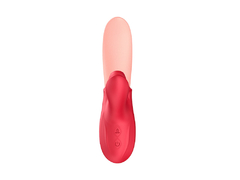 01269 | Vibrador, com formato de língua, possui estimulador de clítoris, com 10 modos de pulsação e a língua com 10 modos de vibração - OLENA na internet