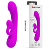 01274 | Vibrador de Ponto G e Clitóris com 10 modos de vibração- FULL COVER SILICONE - PRETTY LOVE