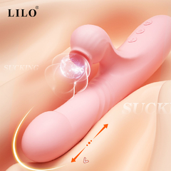 01277 | Vibrador de Ponto G e Clitóris com vai e vem – LILO - loja online