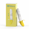 01310 | Vibrador Ponto G vai e vem em formato de Banana com 12 modos de vai e vem - VIPMIX