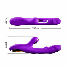 01356 | Vibrador Com Estimulador De Clitóris e com Vibração, Pulsação e Tapa - YOUVIBE - comprar online