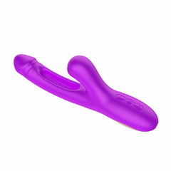 01356 | Vibrador Com Estimulador De Clitóris e com Vibração, Pulsação e Tapa - YOUVIBE - E-VARIEDADES