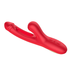 01356 | Vibrador Com Estimulador De Clitóris e com Vibração, Pulsação e Tapa - YOUVIBE - E-VARIEDADES