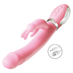 Imagem do 01362 | Vibrador Rabbit Ponto G Recarregável com 36 Modos de Vibração e com Aquecimento - VIPMIX