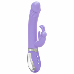 01362 | Vibrador Rabbit Ponto G Recarregável com 36 Modos de Vibração e com Aquecimento - VIPMIX