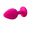 01399 | Plug Anal em Silicone com Pedra - Tamanho M - VIPMIX