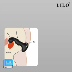 01576 | Plug anal, com 10 modos de vibração,possui controle remote com APP, pelo smartphone - LILO