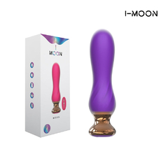 01580 | Plug Anal em silicone com 10 Modos de Vibração e Controle Remoto sem Fio - I-MOON