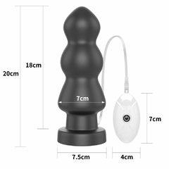 01594 | Plug Anal 20x7 cm - King Sized Vibrating Anal Rigger - LOVETOY - comprar online