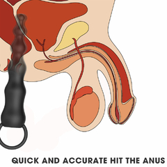 01601 | Plug Anal em Silicone Escalonado com 10 Modos de Vibração - YOUVIBE