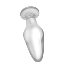 01606 | Plug Anal de Vidro 10x3,7cm - 4.3" Glass Romance - LOVETOY. na internet