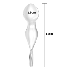 01607 | Estimulador de Próstata de Vidro 11,9cm Glass Romance - LOVETOY - comprar online