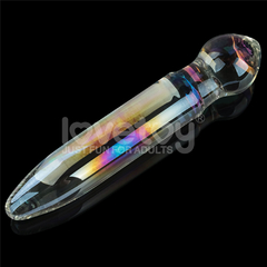 Imagem do 01609 | Penetrador de Vidro - 18,4cm Twilight Gleam Glass Dildo- Alluring Arc - LOVETOY