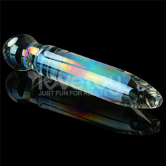 01609 | Penetrador de Vidro - 18,4cm Twilight Gleam Glass Dildo- Alluring Arc - LOVETOY - comprar online