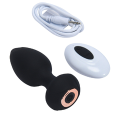 01612 | Plug Anal em silicone com 10 Modos de Vibração e Controle Remoto sem Fio - YOUVIBE na internet