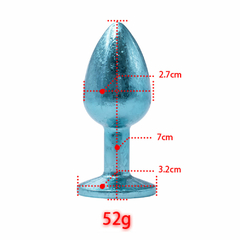 01620 | Plug Anal de Luxo com Pedra Acrílico usando nova tecnologia - VIPMIX - E-VARIEDADES