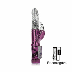 01769 | Vibrador rotativo recarregável com texturas em seu relevo para maior estimulação - YOUVIBE - comprar online