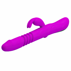 01780 | Vibrador rotativo recarregável com movimentos vai e vem com 12 modos de vibração e 4 modos de rotação - PRETTY LOVE - comprar online