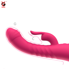 01787 | Vibrador de Ponto G e Clitóris com vai e vem - NV TOYS