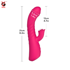 01789 | Vibrador de Ponto G e Clitóris com vai e vem - NV TOYS