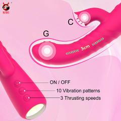 01789 | Vibrador de Ponto G e Clitóris com vai e vem - NV TOYS - comprar online