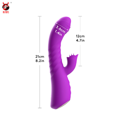 01789 | Vibrador de Ponto G e Clitóris com vai e vem - NV TOYS - comprar online